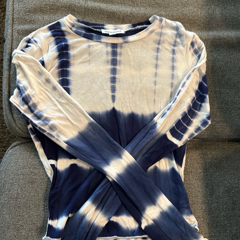 Tie-Dye Long Sleeve Top